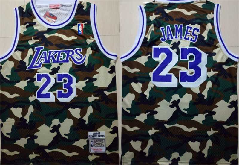Lakers 23 Lebron James Camo 2018 19 Hardwood Classics Jersey,We sell and wholesale Lakers 23 Lebron James Camo 2018 19 Hardwood Classics Jersey on line form chian!